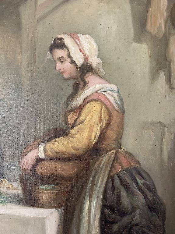 Dipinti: Huile sur toile 19eme – Usato da Montreux venduto da Barber_Swiss_Vintage 1