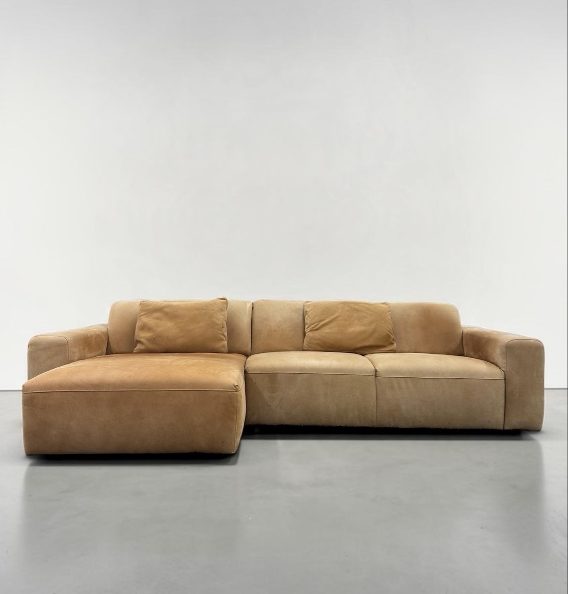 Sofas: Ecksofa, Vollanilinleder, Camel/Cognac – D'occasion à Bachenbülach par Sofalab.swiss 5