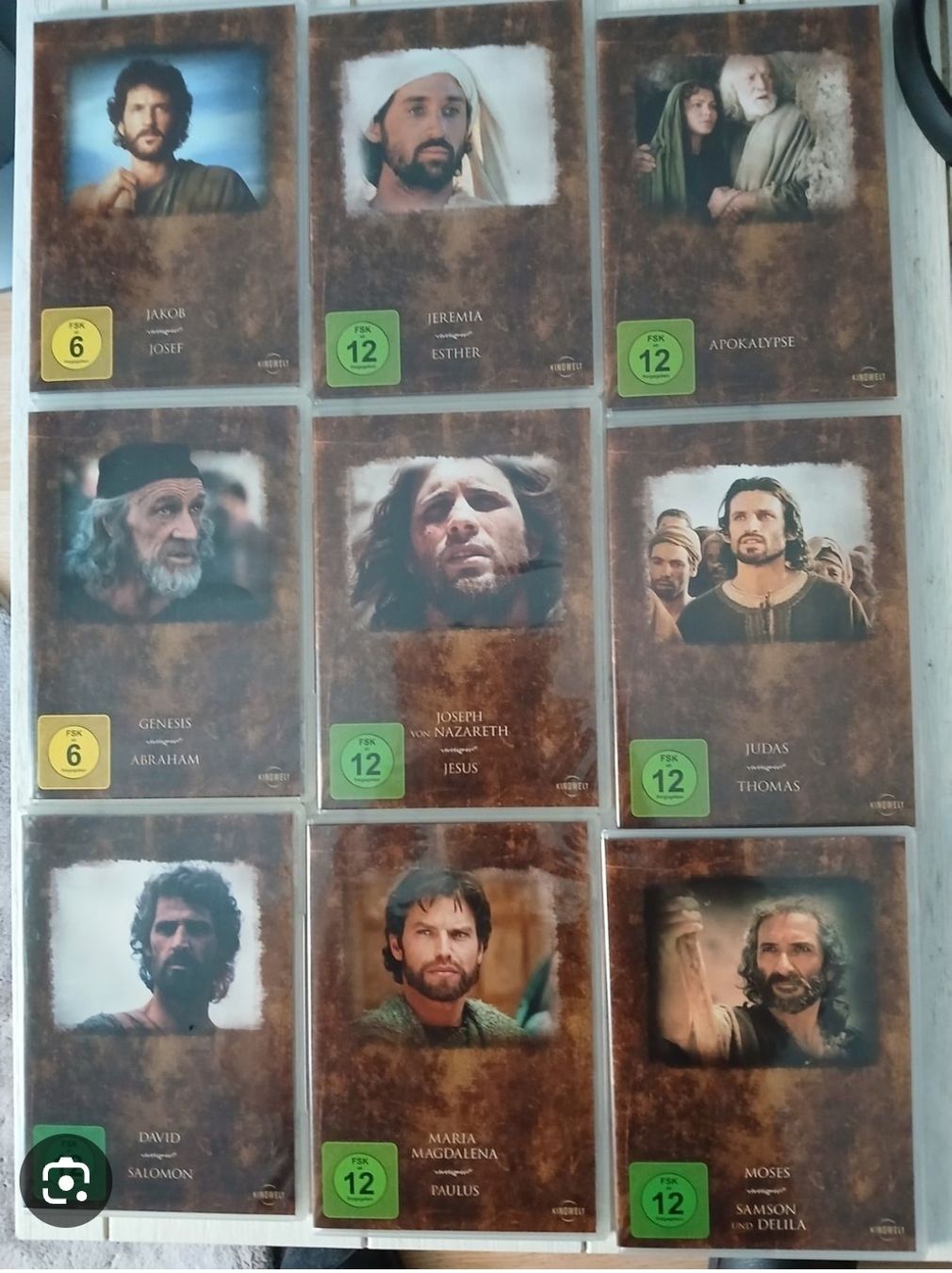 Tutti i DVDs: Die Bibel 17 DVD'S auf Deutsch – Usato da Grenchen venduto da hubald