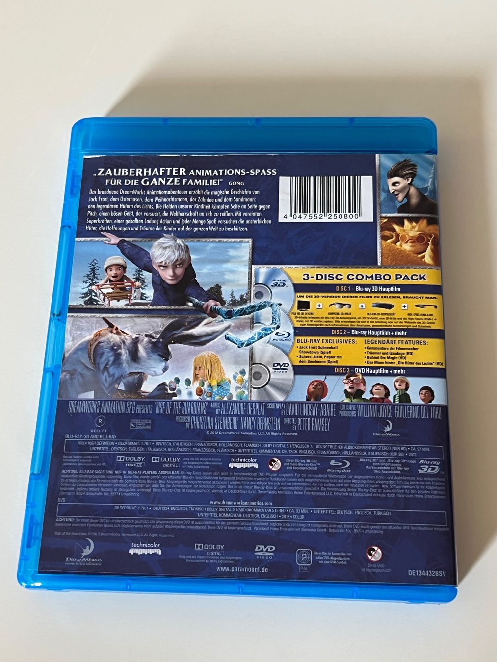Tutti i DVDs: Die Hüter des Lichts 3D + 2D & DVD – Usato da Altstätten SG venduto da sheamus 1