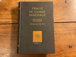 Traité Chimie Minérale, Tome VII, Paul Pascal, rare !