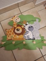 Kinderzimmer-Garderobe, Tier-Motiv, Holz, sehr guter Zustand