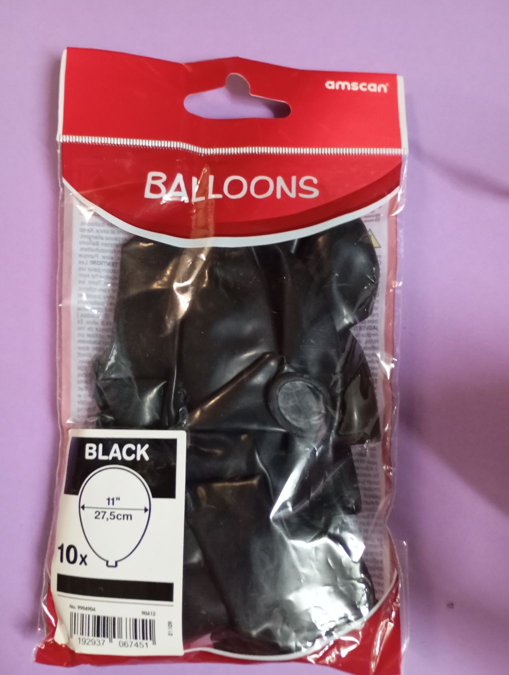 Tutte le decorazioni: 10x Schwarze Ballone – Nuovo e nell'imballaggio originale da Winterthur venduto da pjuma01