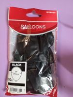10x Schwarze Ballone