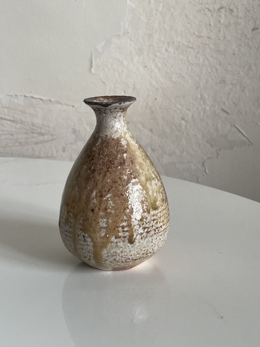 Vasen & Gefässe: Bizen ware Japan vase sake  – Gebraucht aus Basel von Amechan.