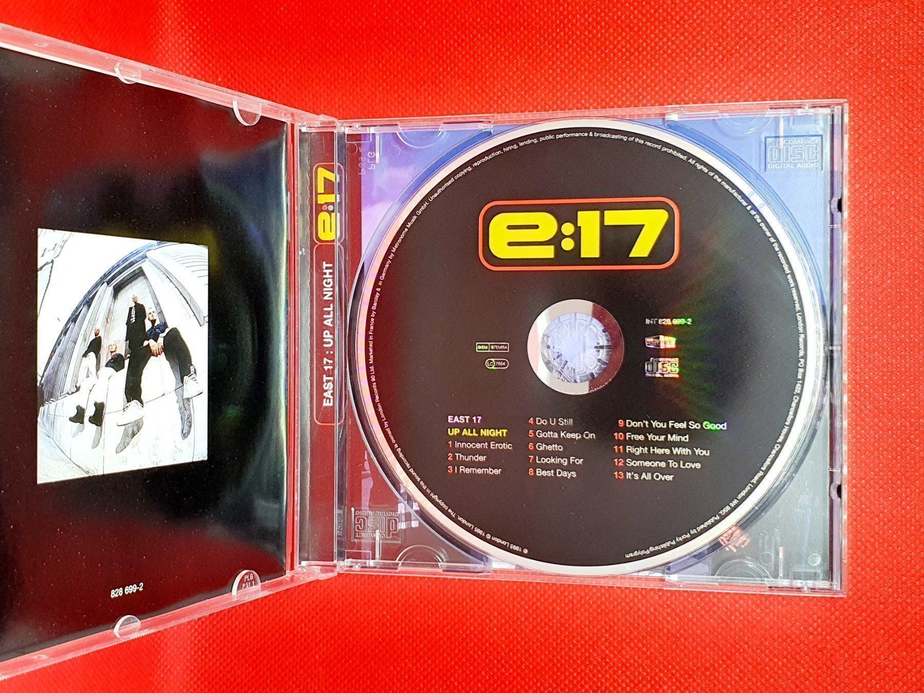 CD: CD East 17 "up all night" – Usato da Riedholz venduto da Speedy11 1