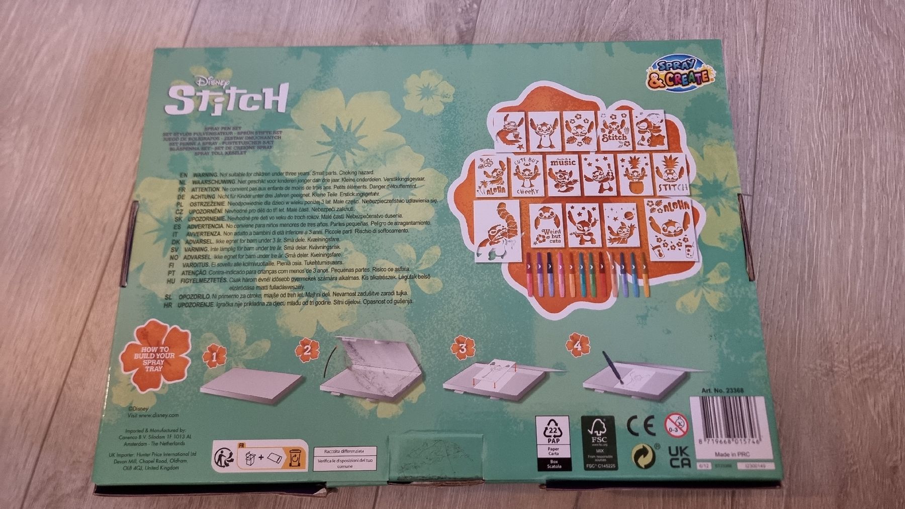 Bastelsets: Disney Stitch Spray & Create Set, neuwertig, komplett – Gebraucht aus Wigoltingen von Zuckerfee84 1