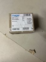 Hager FI-Schutzschalter 16A, 30mA, Typ CDB116C, Neu!