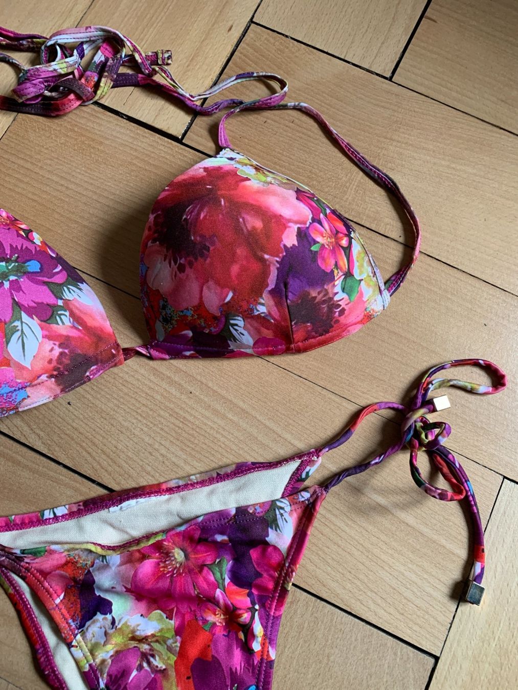 Costumi da bagno & Bikini: Bikini rot geblümt - 36 – Usato da Zürich venduto da Diazaio 1