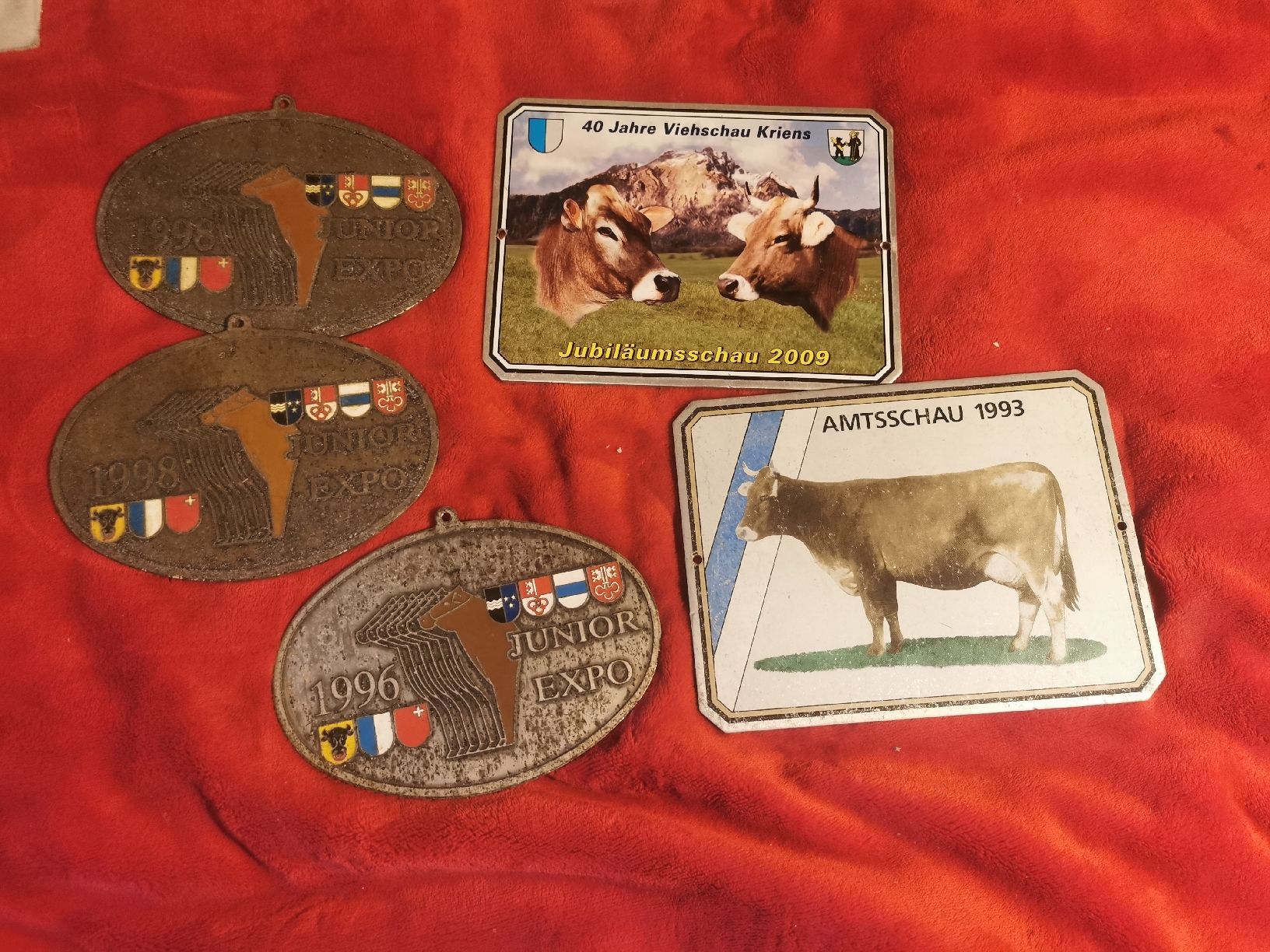 Insegne: 5 Verschiedene Blechschilder – Usato da Mellingen venduto da fra_g7y8