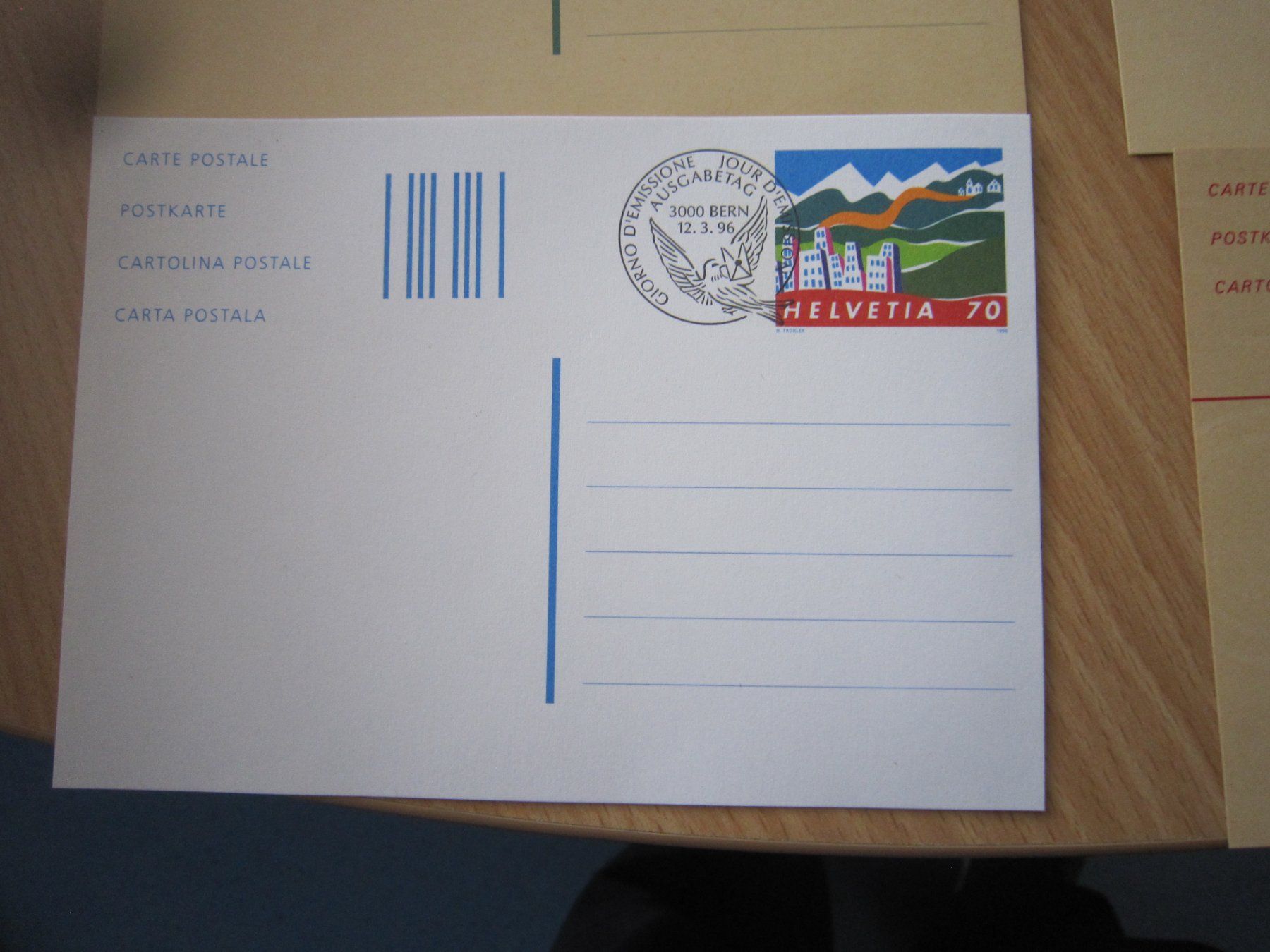 Tutti i francobolli: Lot O8 schöne Postkarten – Usato da Giubiasco venduto da sal_9j6w 2