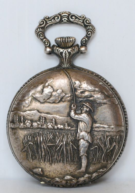 Montre De Poche Ancienne Elgin Fahy's - Or 14 Carats - Qualité Chemin De Fer C1879 - Occasion