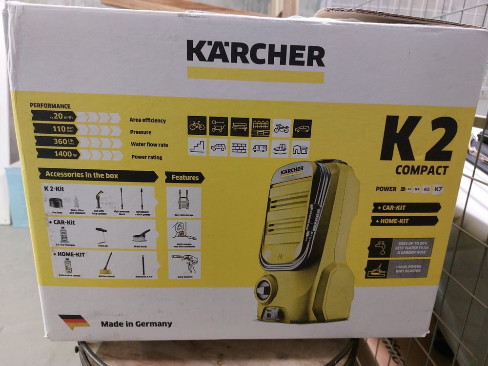 Kärcher Hochdruckreiniger K2 Compact Car & Home (Neu und ...
