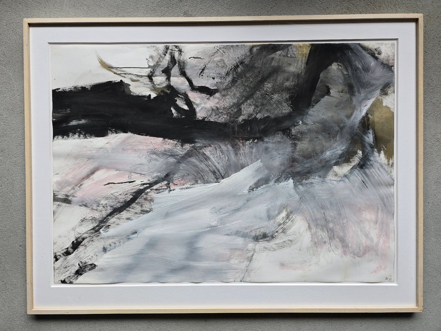 Dipinti: Barbara Ellmerer, Mischtechnik, Frühwerk 1987 – Usato da Bern venduto da vintageartbern66
