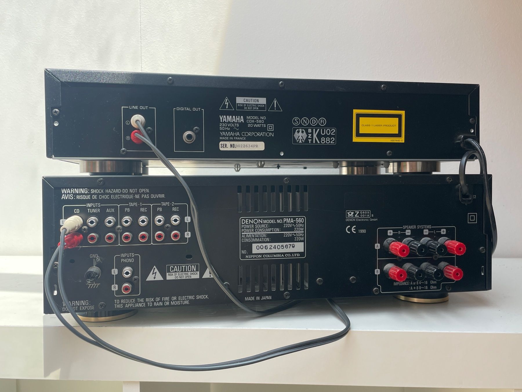Denon Amplificateurs: CD Player Yamaha CDX-580 und Amplifier Denon PMA-560 – D'occasion à Neuhausen am Rheinfall par noelle0810 3