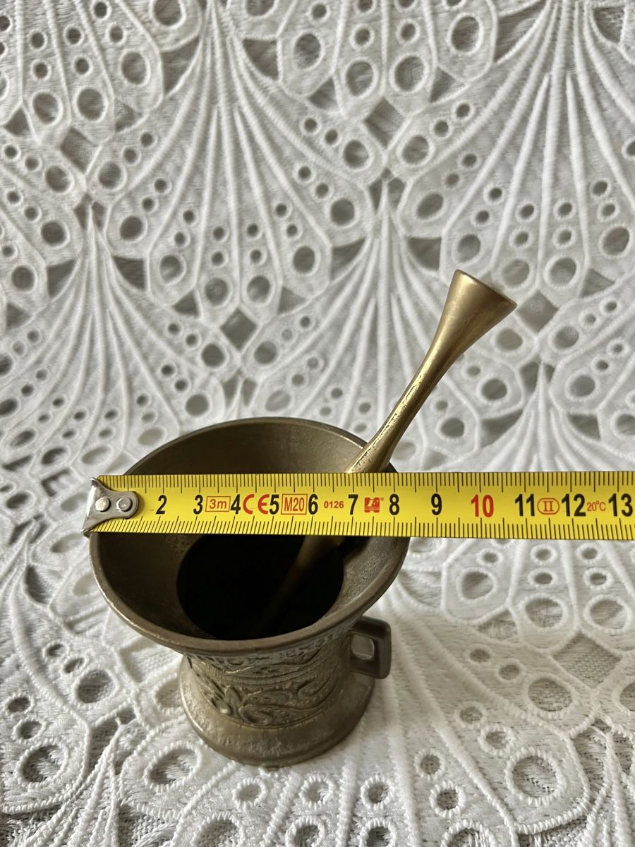 Altro per cucinare: Alter Mörse Mit Stössel Messing Massiv 600 Gr – Usato da Frenkendorf venduto da Only1 4