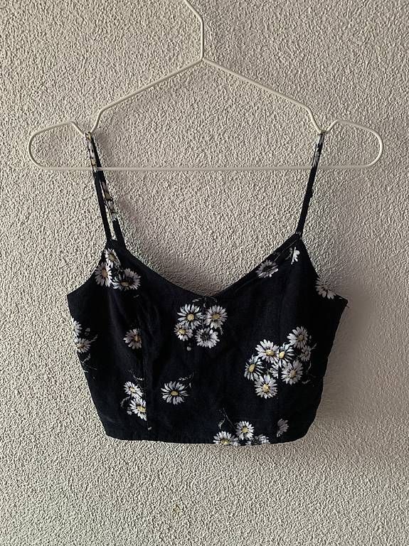 Top: Blumen Top dunkel Blau – Usato da Wahlen b. Laufen venduto da Jeanine_T