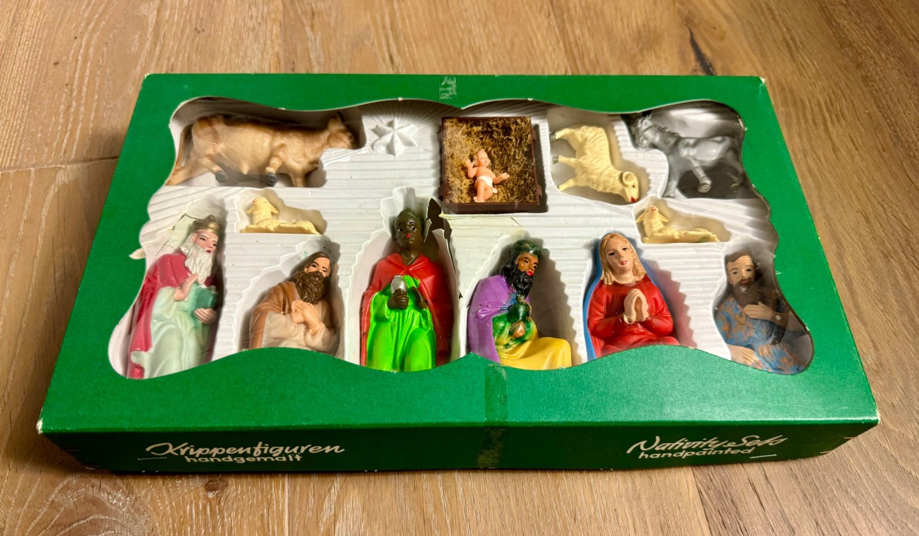 Statuette: Friedel Krippenfiguren Handgemalt - alte Krippenfigur Set – Usato da Rothrist venduto da Luckywinner 6