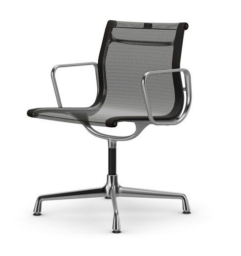Vitra Stühle: 4 ALUMINIUM CHAIRS EA 104 - Original VITRA – Gebraucht aus Cudrefin von HIFIFAN