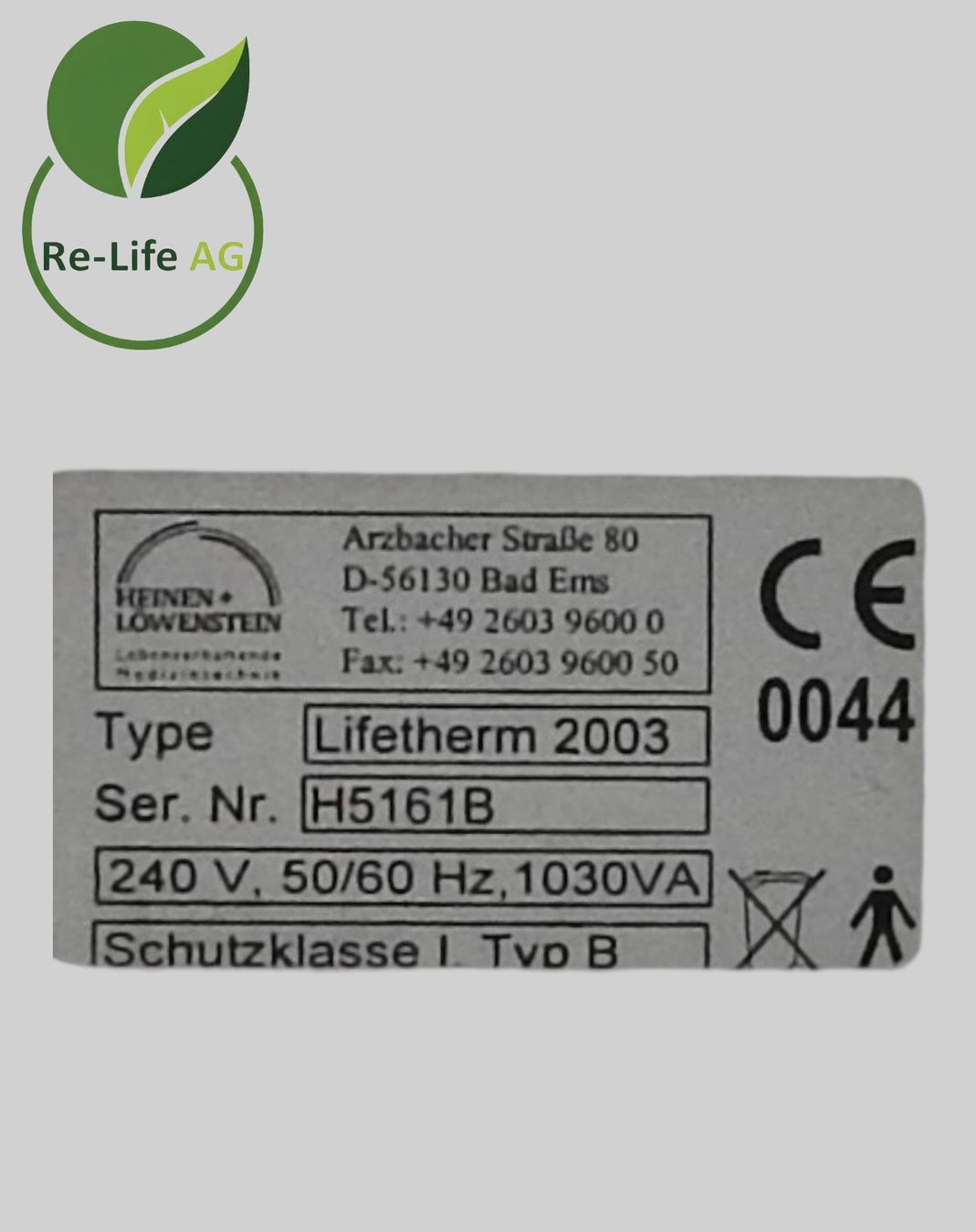 Medizinische Geräte: Heinen & Löwenstein Lifetherm 2003 Neonatal Warming Unit – Gebraucht aus Reinach BL von Re-LifeAG_Labor 6