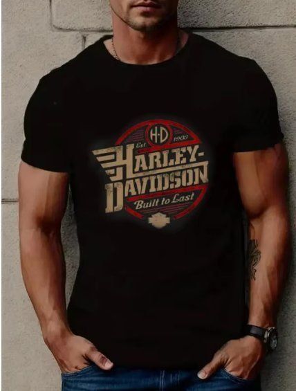 T-shirt Harley-Davidson, vintage, taille XL J094 2
