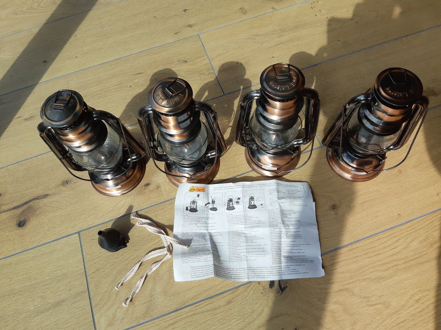 Lampen & Licht: 4 Stell - Petrollaterne – Neu (gemäss Beschreibung) aus Thierachern von Shila99 1