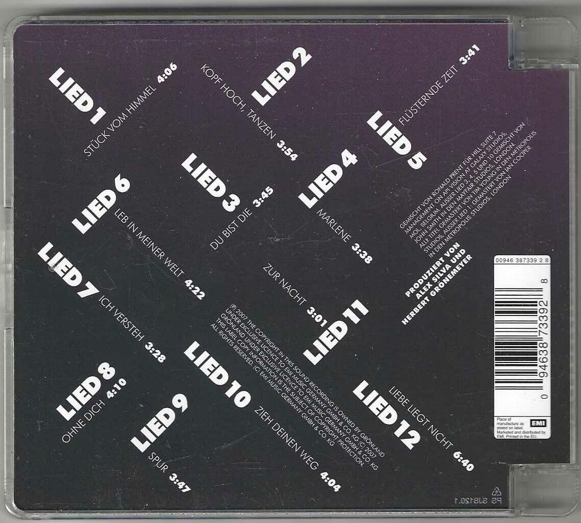 CD: Herbert Grönemeyer – 12 – Usato da Genève venduto da CDLPBookS 1