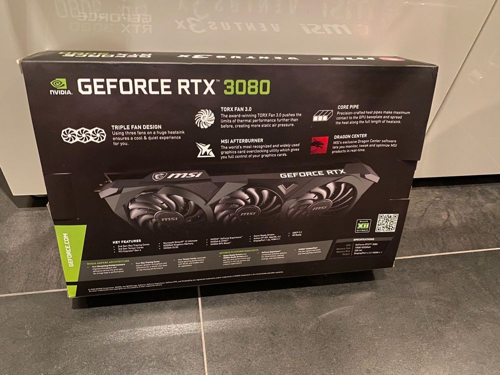 MSI GeForce RTX 3080 VENTUS 3X 10G OC | Kaufen auf Ricardo