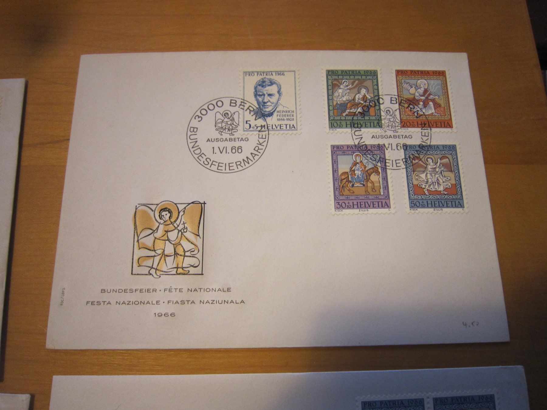 Tutti i francobolli: PP 1966 FDC Serie und 4er mit Adresse – Usato da Gordola venduto da Polentaefung 7