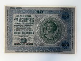 1000 Kronen Österreich Staatslotterie 1924 P-S155 //G895
