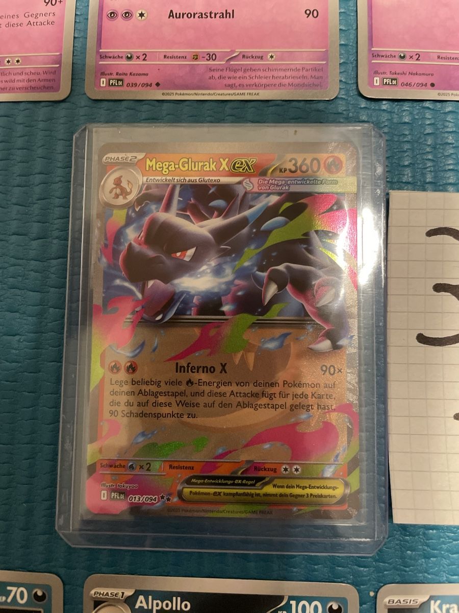 Pokémon Carte collezionabili: Pokemon, Mega-Glurak X ex + 30 Karten, PFL DE – Usato da Zürich venduto da Bomboo 1