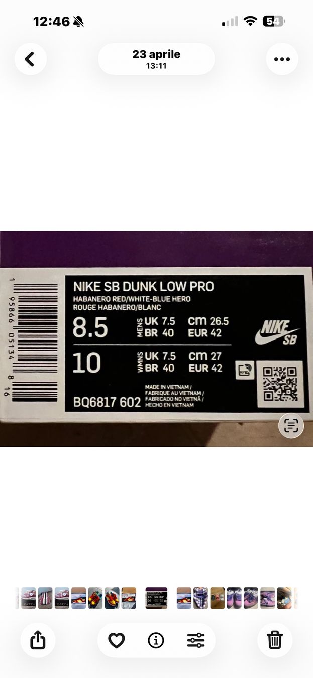 Nike Scarpe da uomo: Nike SB Dunk Low "Bart Simpson -! Taglia 42 – Nuovo (secondo la descrizione) da Réchy venduto da gar_x6yx 3