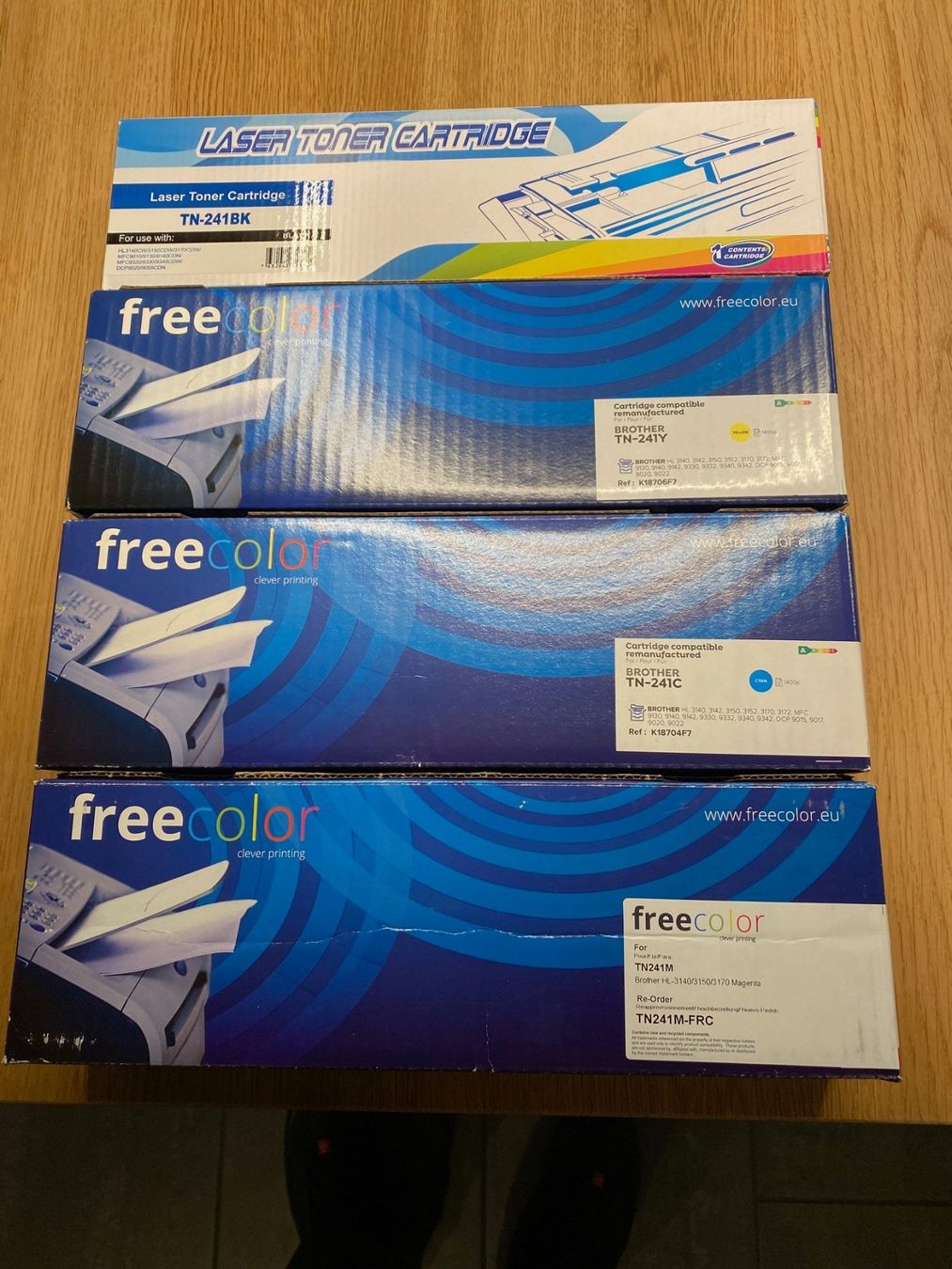 Brother Druckerpatronen & Toner: Toner 4 teilig zu Brother Laserdrucker – Neu und originalverpackt aus Mönthal von Priphi