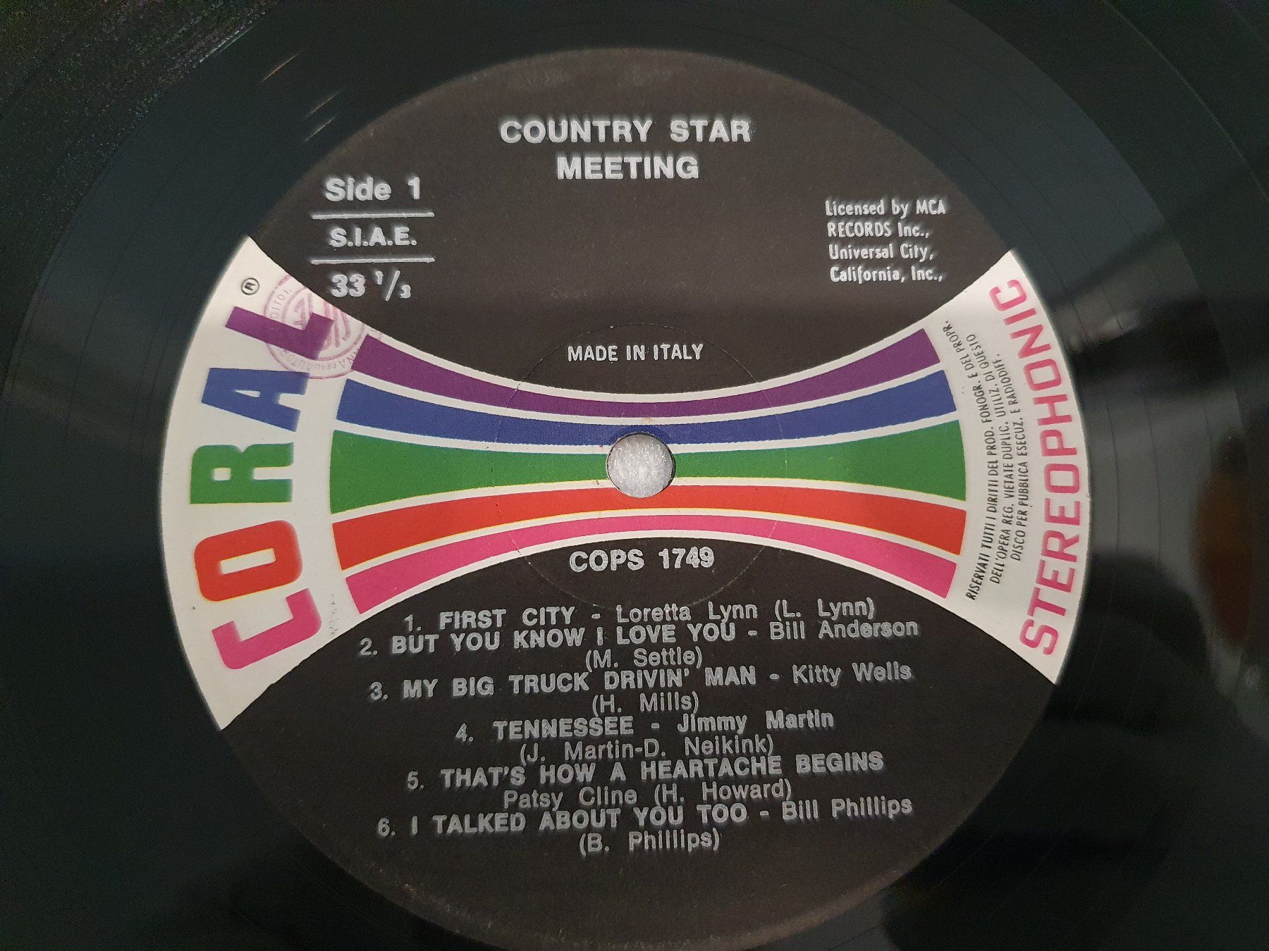 Dischi in vinile: Country Star Meeting – Usato da Uster venduto da Vinyl-Leidenschaft 5