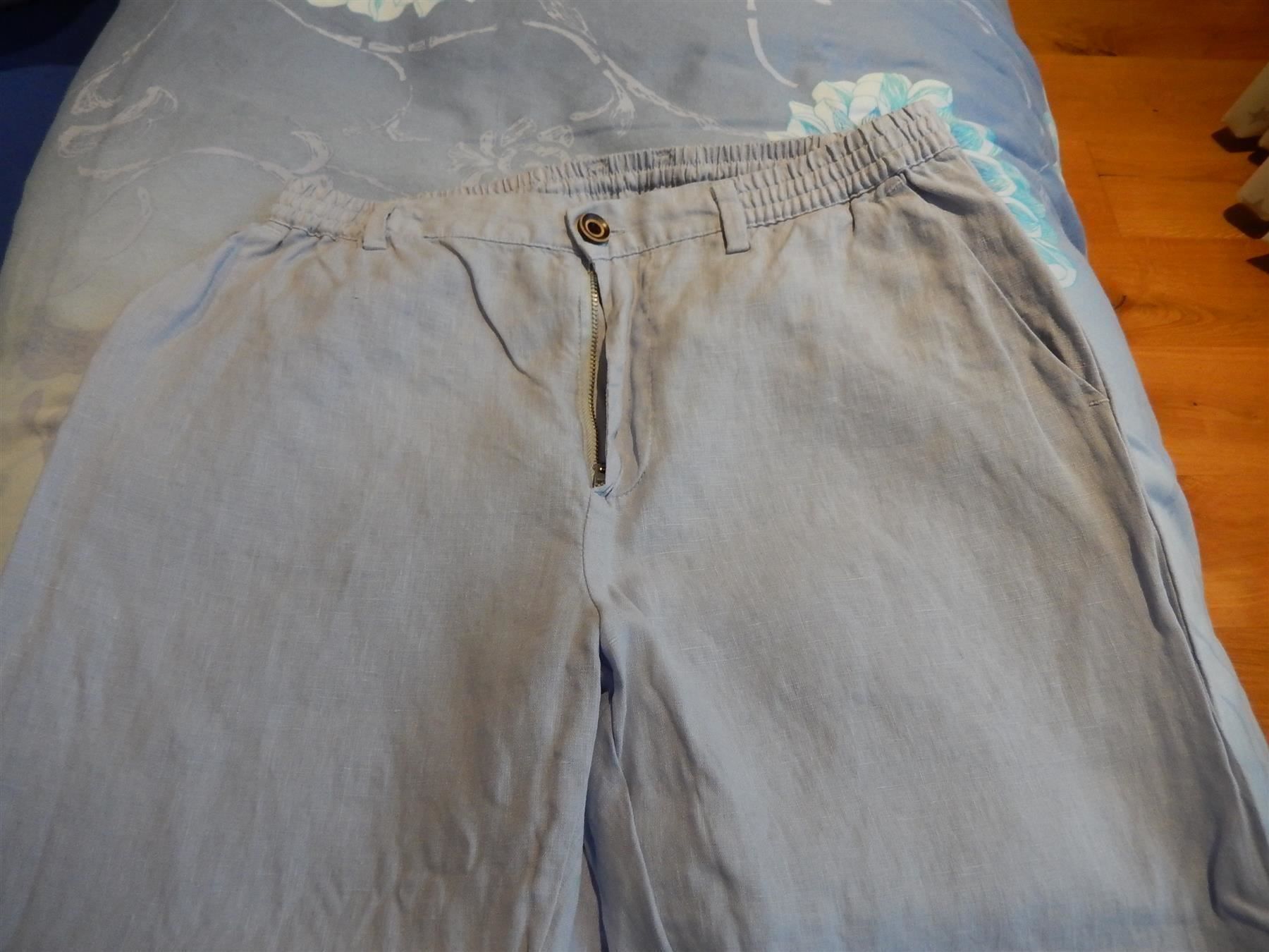 Hosen: Hose aus Leinen blau Grösse S – Neu (gemäss Beschreibung) aus Schaan von Sya6 2