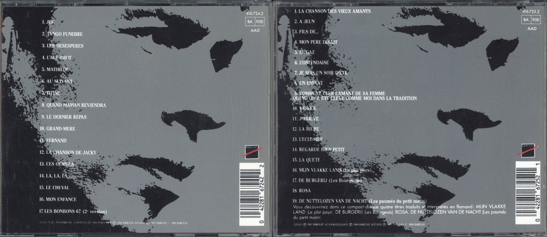CD: BREL - Grand Jacques - 10 CDs - État correct – Usato da Lausanne venduto da Athanor 5
