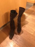 Stiefel hoch Gr. 5 Nappaleder