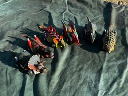 Dino-Cars/Spielzeugautos, 6 Stück