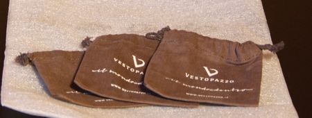 3 Baumwollbeutel VESTOPAZZO 11.0x11.0cm