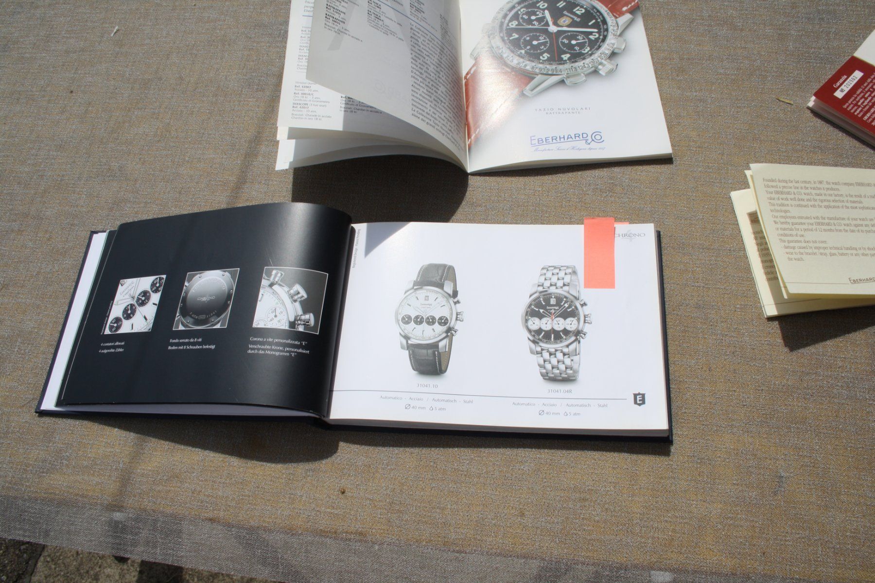 Eberhard & Co. Orologi: EBERHARD & CO UHREN BUCH KATALOG USW. – Usato da Wauwil venduto da Pneuedy 7