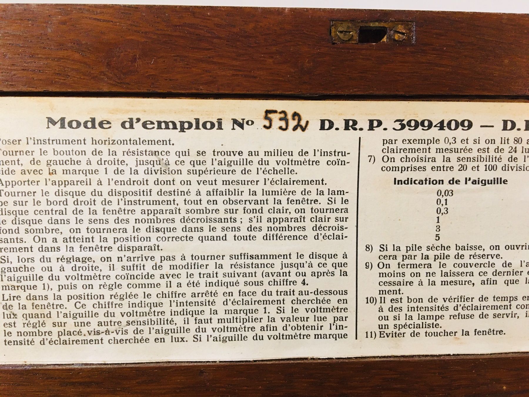 Misurare: Ancien appareil de mesure – Difettoso da Cornaux NE venduto da THX01 5