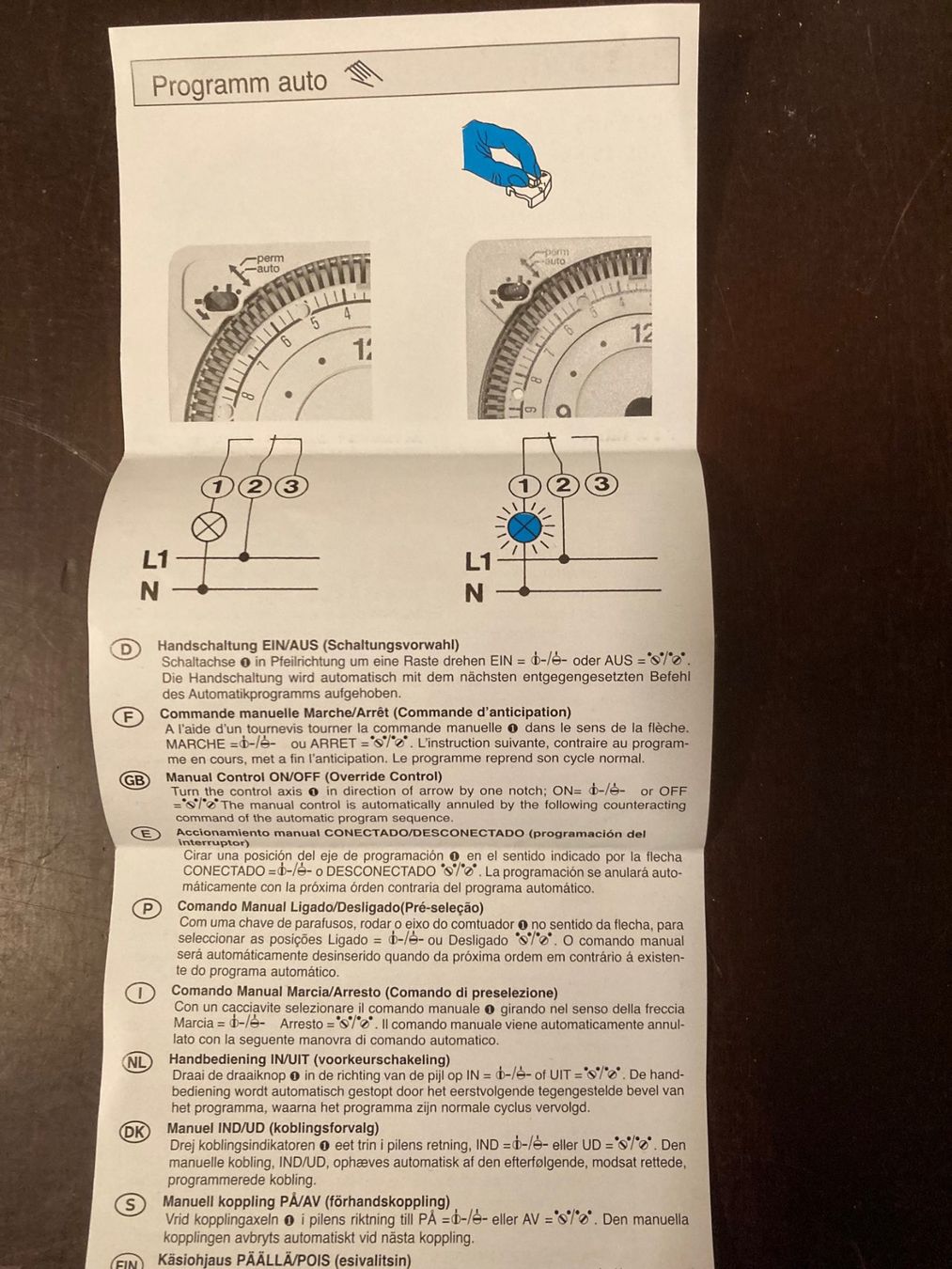 Componenti elettronici: Schaltuhr – Nuovo e nell'imballaggio originale da Zielebach venduto da ZIGER02 1