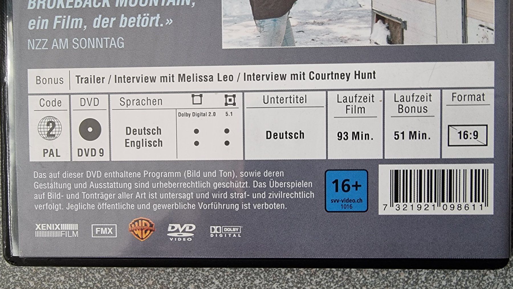 Tutti i DVDs: DVD Frozen River – Usato da Oetwil am See venduto da fineli2 1