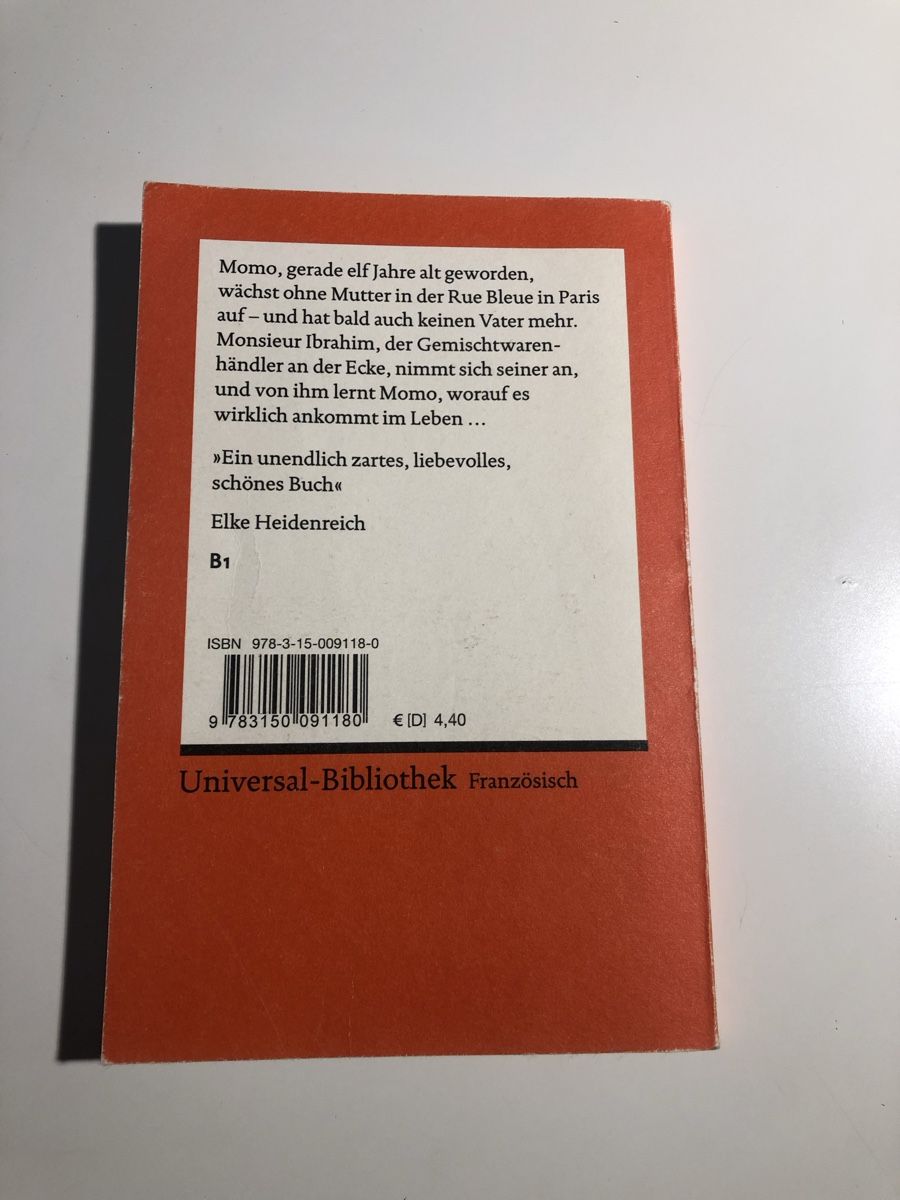 Libri: Monsieur Ibrahim et les fleures du Corans – Usato da Zuchwil venduto da simge_1907 1