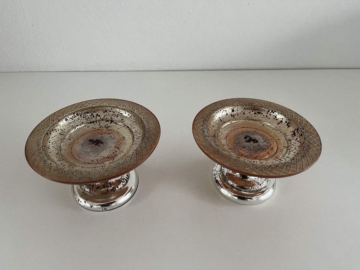 Tutte le decorazioni: 2 Standfuss-Schälchen aus Glas – Usato da Wetzikon ZH venduto da seli03 4