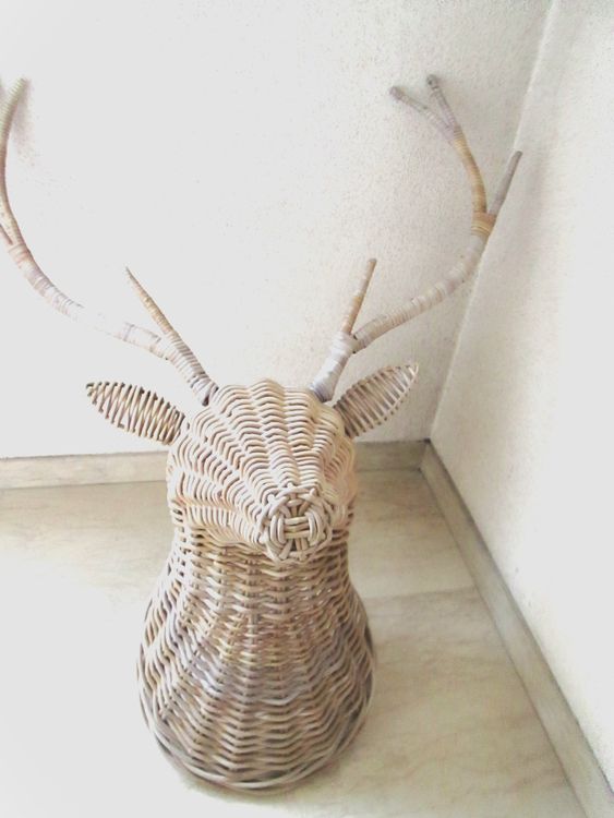 Garden Mile Blumenampel Aus Rattan – Hängekorb 35,6 Cm, Mit Kette, Vorgefüttert, Für Balkon & Garten