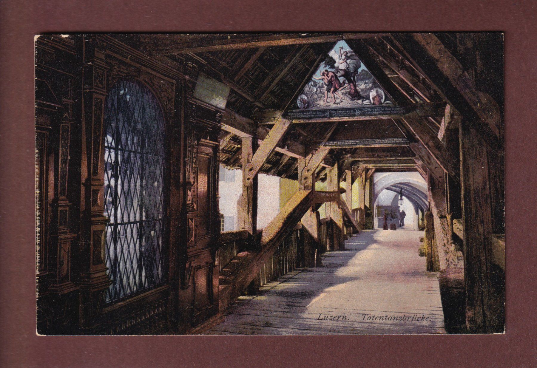 Ansichtskarten: LUZERN - Totentanzbrücke – Gebraucht aus Pully von nicecards-shop
