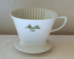 Melitta 102 Kaffeefilter Porzellan weiss