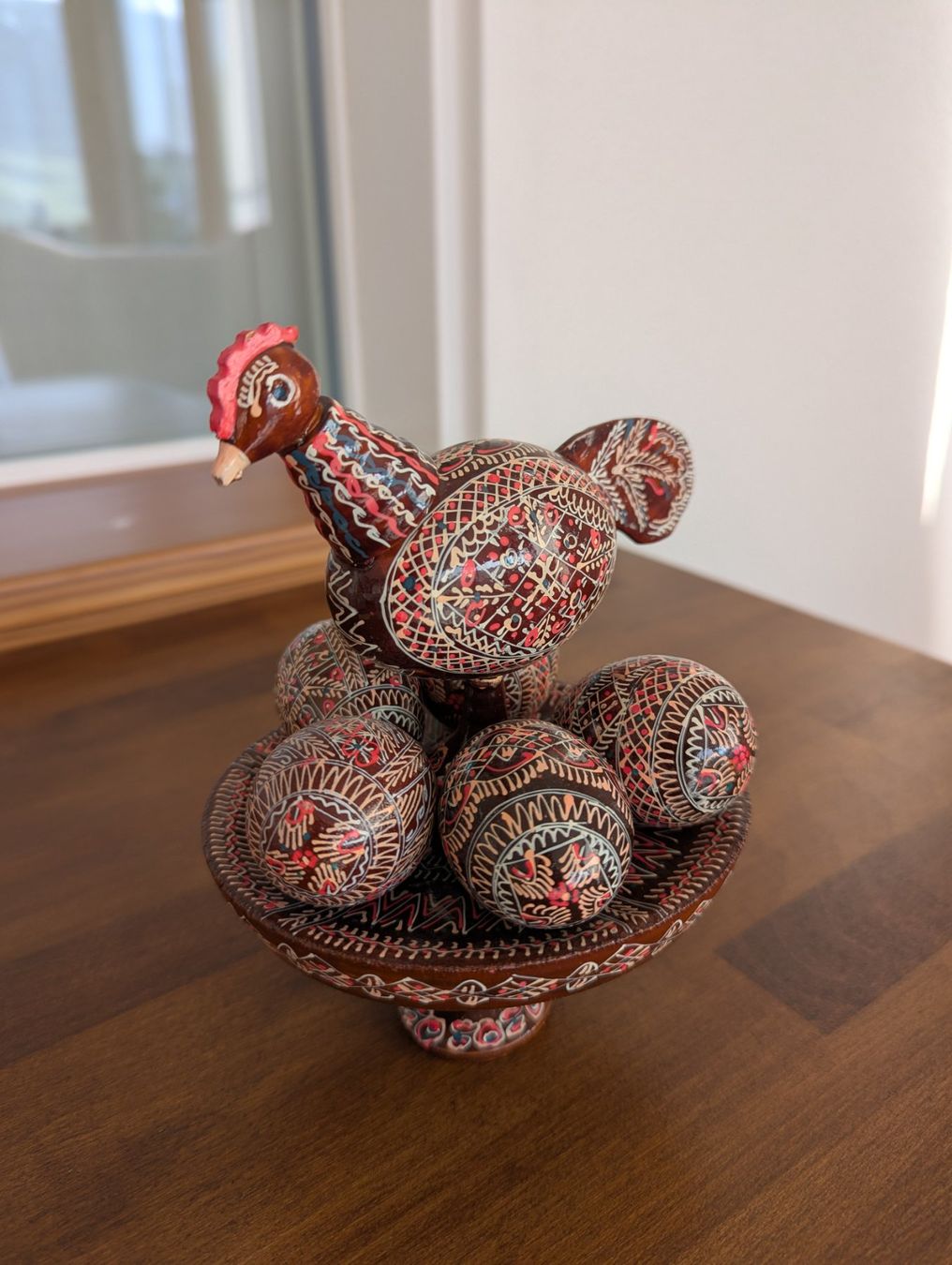 Tutte le decorazioni: Holz Huhn mit Eiern, handbemalt, Vintage – Usato da Ormalingen venduto da marithias23