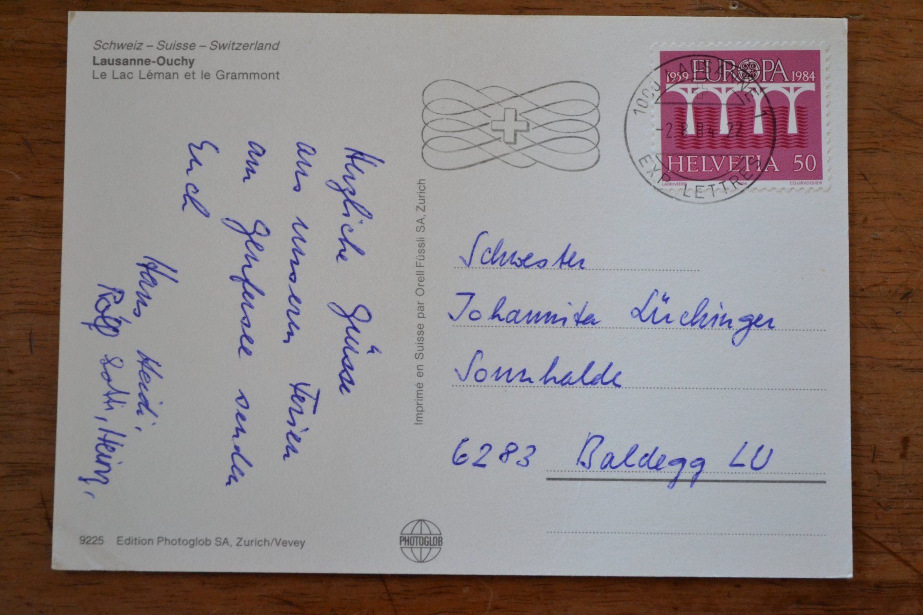 Ansichtskarten: AK Lausanne -Ouchy VD – Gebraucht aus Beinwil am See von kajak55 1